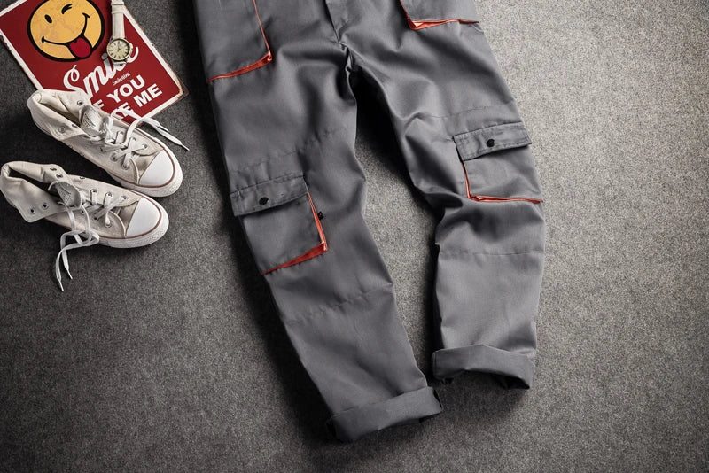 Work Overall Uniform Men‘s Working Coverall Welding Suit Car Repairmen Workshop Jumpsuit Mechanic Uniform Workwear overol hombre