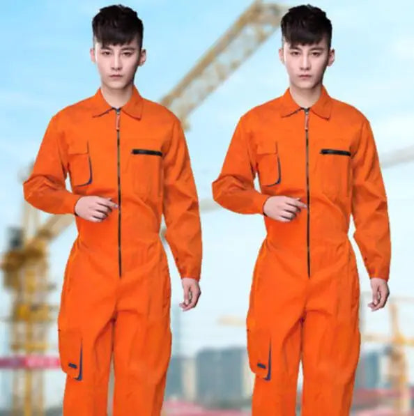 Work Overall Uniform Men‘s Working Coverall Welding Suit Car Repairmen Workshop Jumpsuit Mechanic Uniform Workwear overol hombre