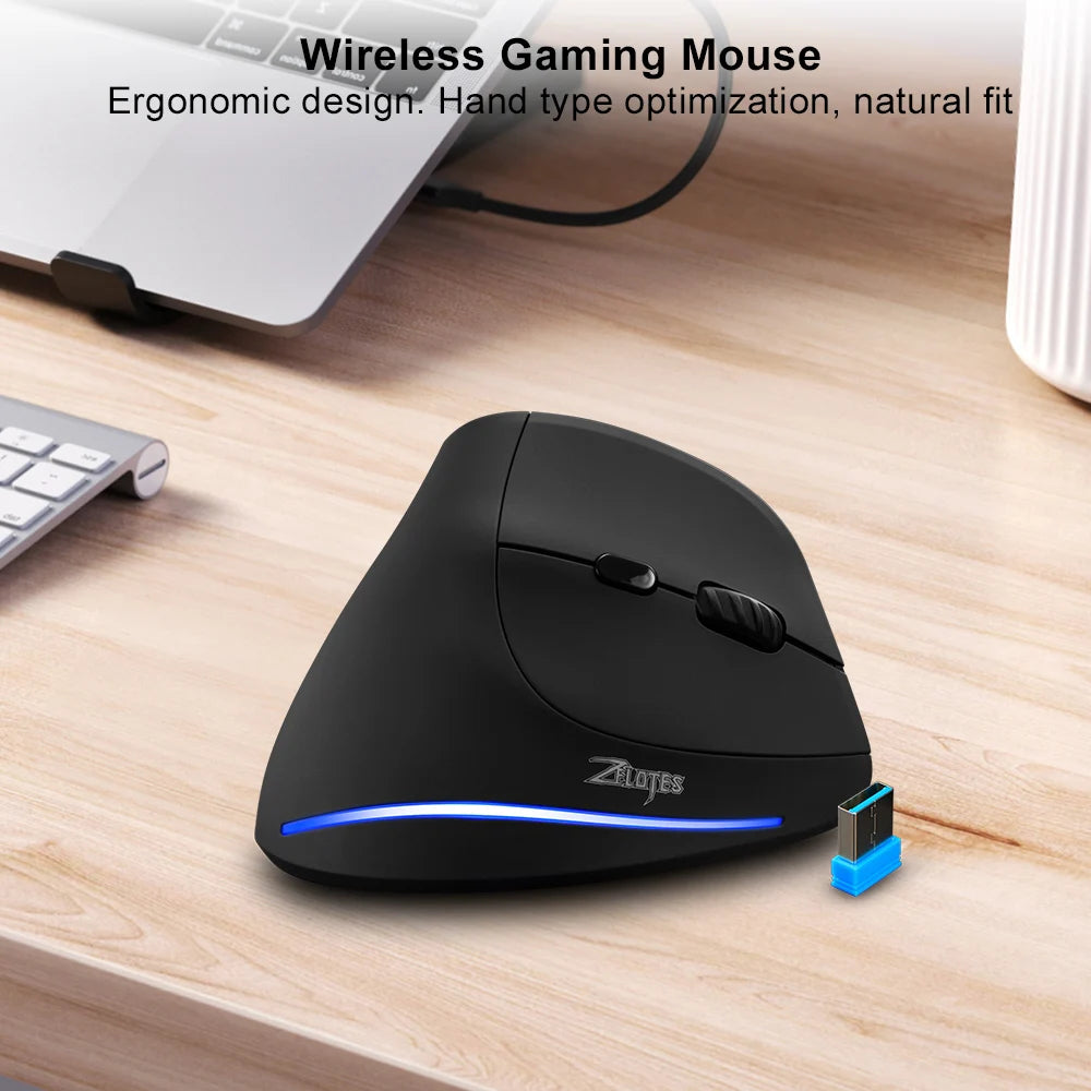 Laptops Computer PC Mice Bluetooth-Compatible +2.4GHz+Wired Rechargeable 4800 DPI 7 Buttons for Laptop Laptop PC MacBook Windows