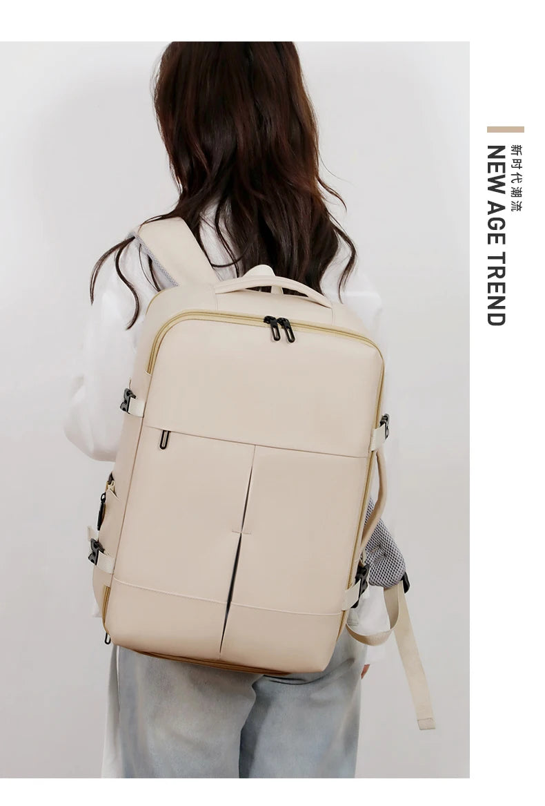Backpack. Suitable for business trips, travel, and daily commuting. It is a multifunctional and large - capacity computer backpa