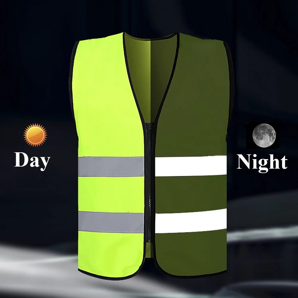 Safety Vest for Construction Work High Visibility Security Protection Man Working Clothes Uniform Hi Vis Workwear