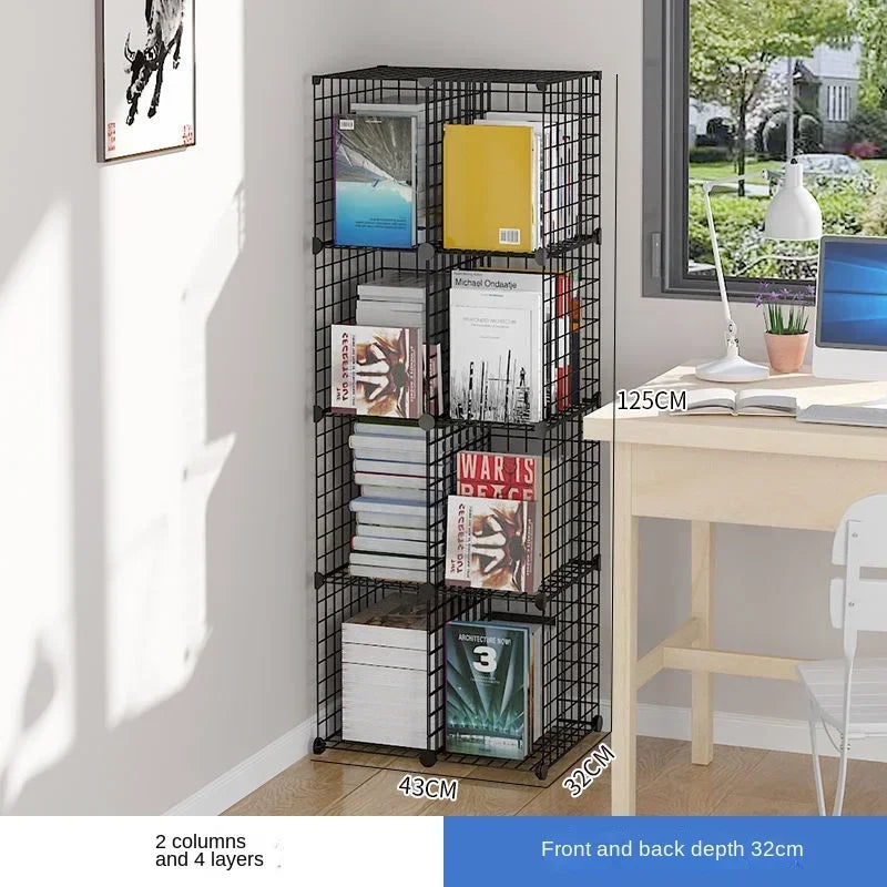 Furniture Bookstore Shelf Floating Bookshelf Bookcase For Books Home Storage Toy Desk Organization Room Shelves Mobile Library