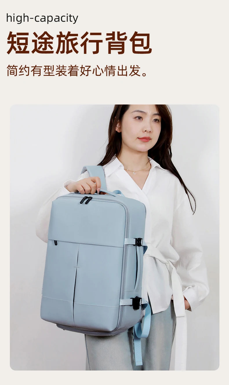 Backpack. Suitable for business trips, travel, and daily commuting. It is a multifunctional and large - capacity computer backpa