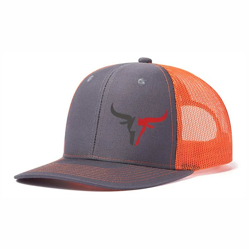 Spring and Summer Hip Hop Caps Fashion Men's Mesh HatAdjustable Street Dance Baseball Hat Unisex Fishing Hat Truck Cap A Sun Hat