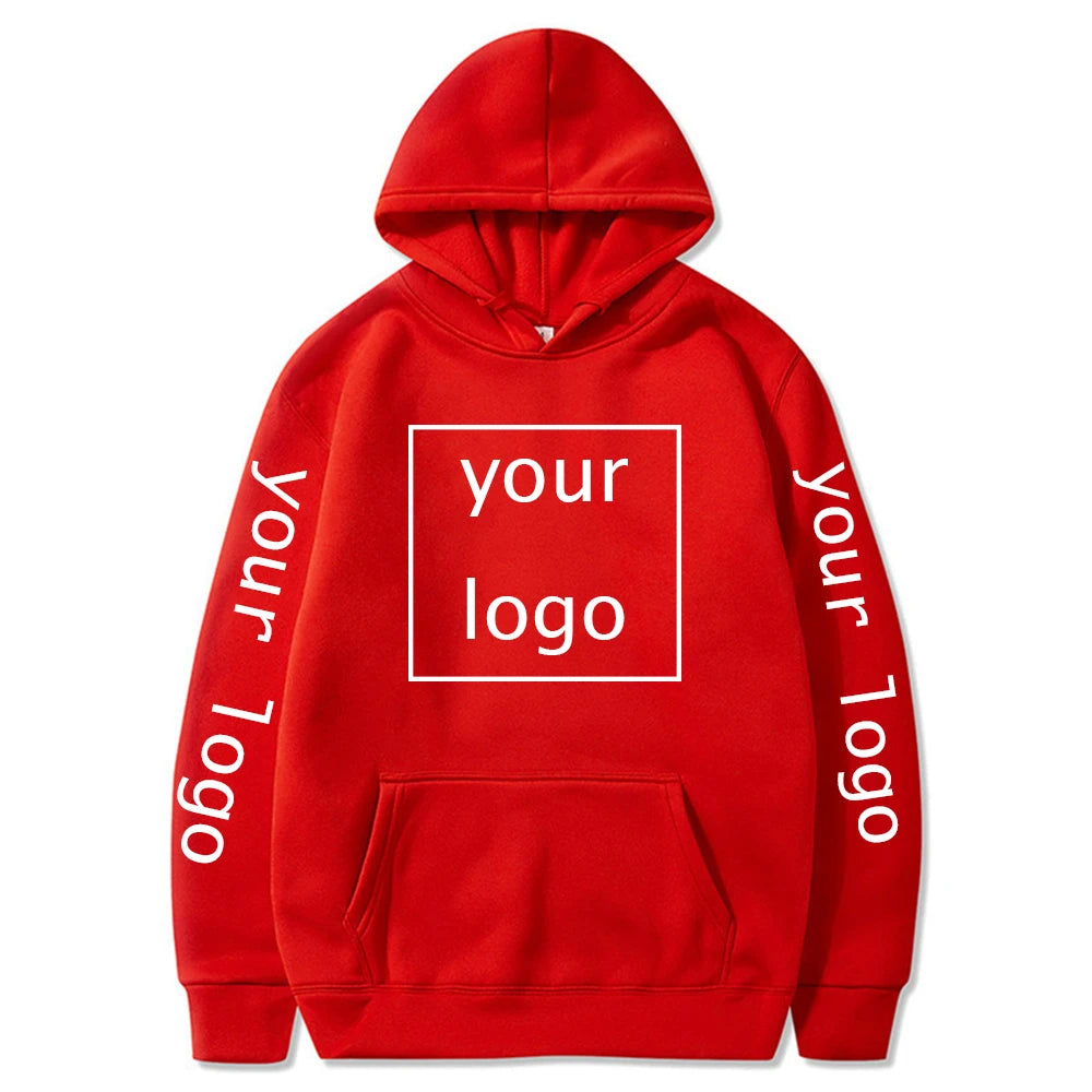 Hoodies Anime New Custom Hoodies Diy Logo Image Print Clothing Customized Sport Casual Sweatshirt Hoodie Pullover Size Xs-4Xl