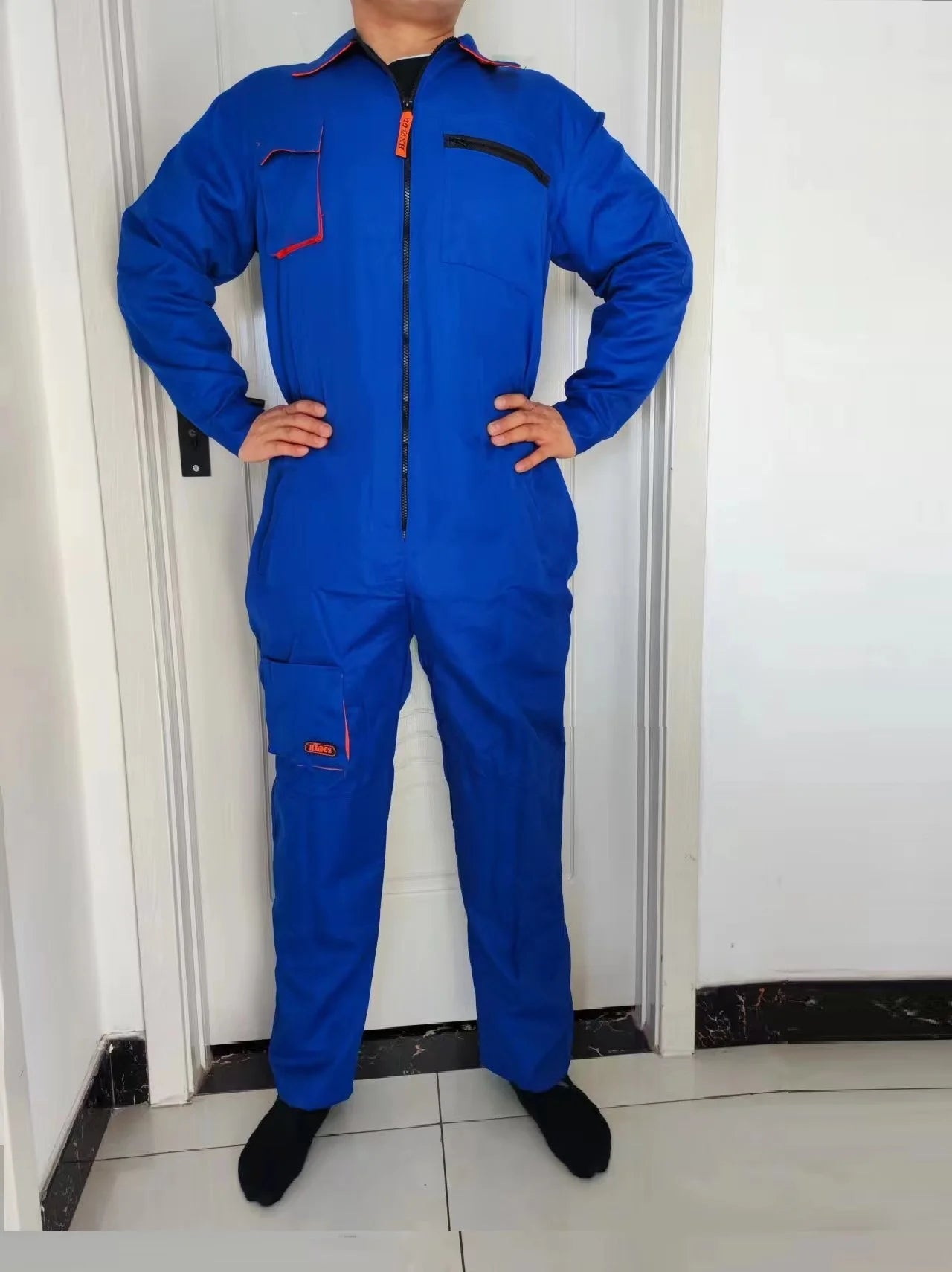 Work Overall Uniform Men‘s Working Coverall Welding Suit Car Repairmen Workshop Jumpsuit Mechanic Uniform Workwear overol hombre