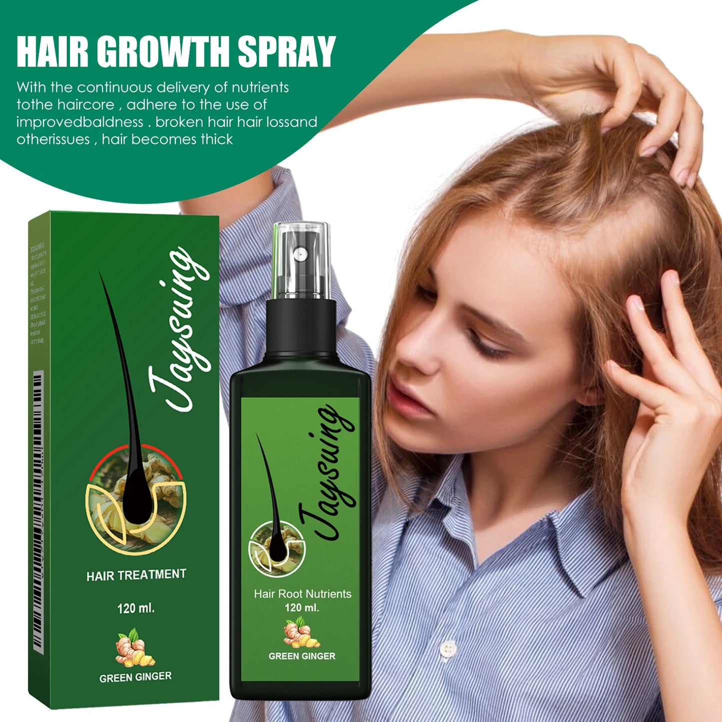 Hair Care Liquid Spray Anti-Hair Loss Prevention Baldness Prevention Scalp Care Root Repair Beauty Health Hair Care