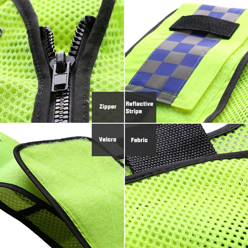 Safety Vests High-Quality Multi-Pocket Multifunctional Protection Vest Construction Site Security Duty Uniforms Working Clothes