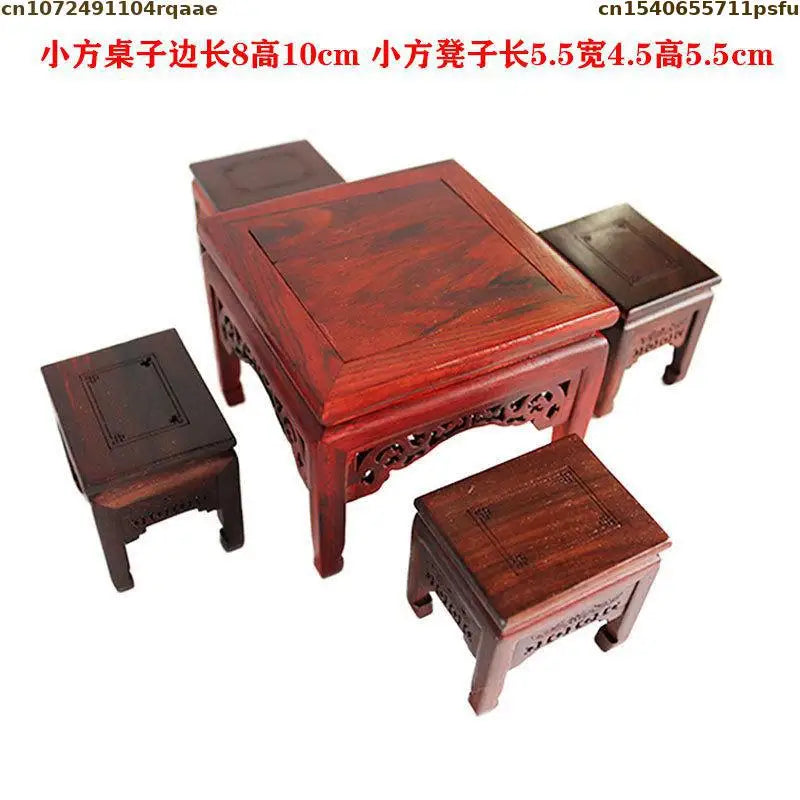 Mini Furniture Models Miniature Antique Rosewood Ornaments Chinese Handicrafts Doll Houses Photographed Scene Props