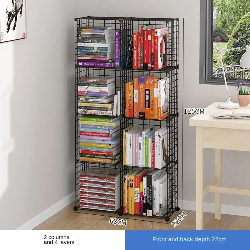 Furniture Bookstore Shelf Floating Bookshelf Bookcase For Books Home Storage Toy Desk Organization Room Shelves Mobile Library