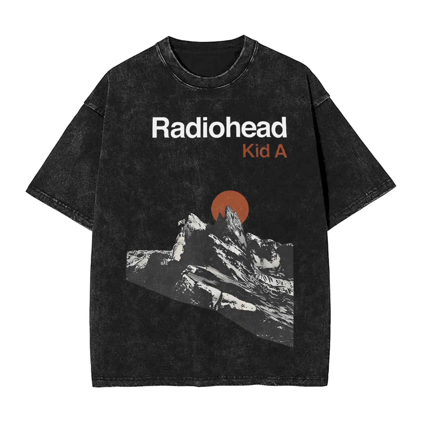 Men Radiohead Rock Band T Shirts Tops Beach Vintage Short Sleeve T-Shirt O Neck Trending Pattern Tshirt Wholesale