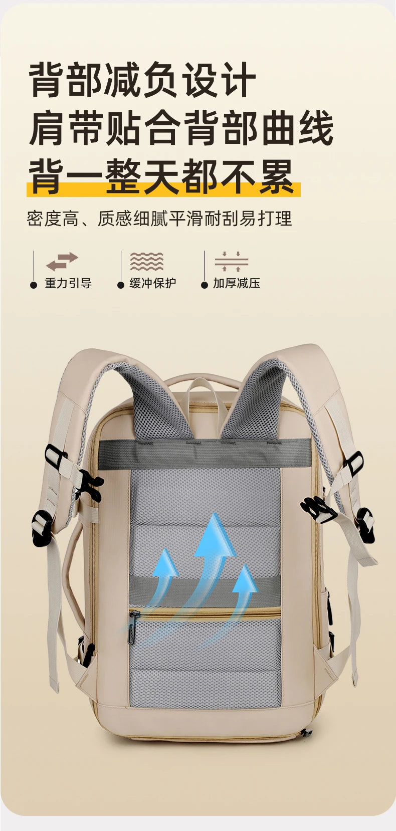 Backpack. Suitable for business trips, travel, and daily commuting. It is a multifunctional and large - capacity computer backpa