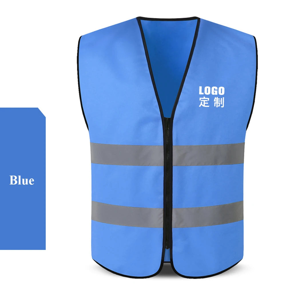 Safety Vest for Construction Work High Visibility Security Protection Man Working Clothes Uniform Hi Vis Workwear