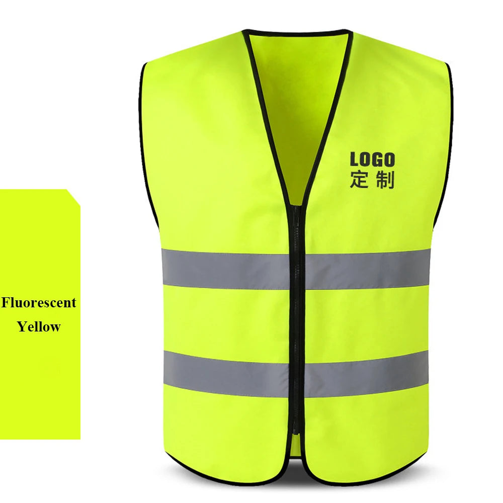 Safety Vest for Construction Work High Visibility Security Protection Man Working Clothes Uniform Hi Vis Workwear