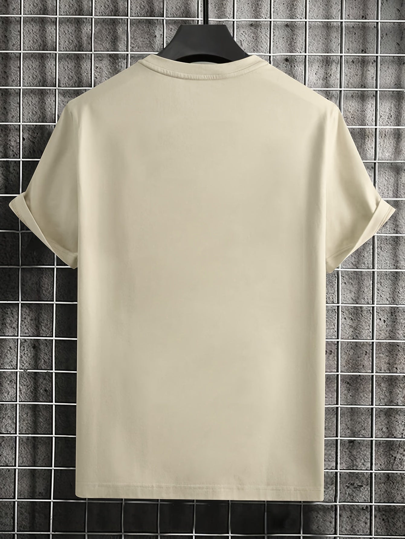 Letter Print, Men's Graphic Design Crew Neck T-shirt, Casual Comfy Tees Tshirts For Summer, Men's Clothing Tops For Daily Vacation Resorts
