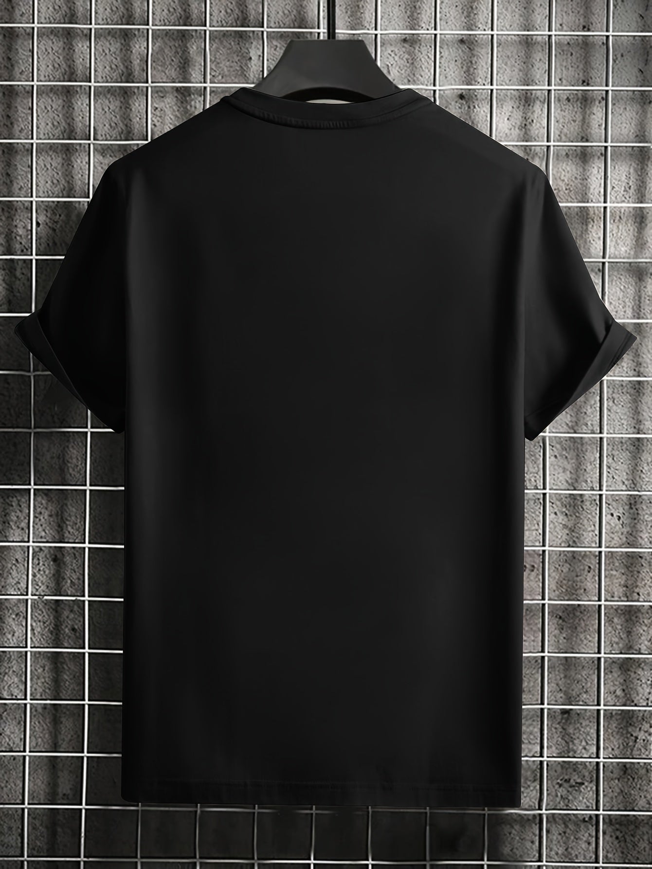 Letter Print, Men's Graphic Design Crew Neck T-shirt, Casual Comfy Tees Tshirts For Summer, Men's Clothing Tops For Daily Vacation Resorts