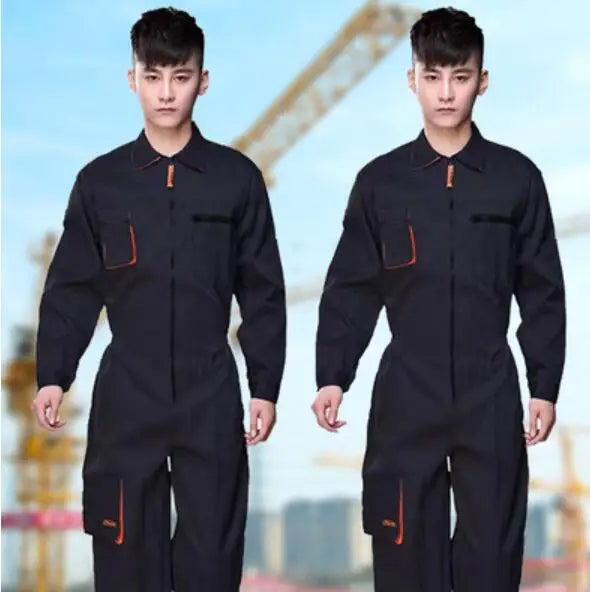 Work Overall Uniform Men‘s Working Coverall Welding Suit Car Repairmen Workshop Jumpsuit Mechanic Uniform Workwear overol hombre