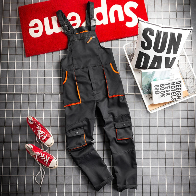 Work Overall Uniform Men‘s Working Coverall Welding Suit Car Repairmen Workshop Jumpsuit Mechanic Uniform Workwear overol hombre