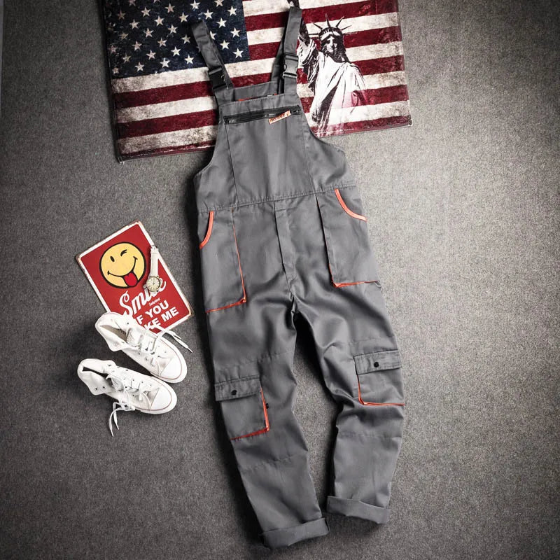 Work Overall Uniform Men‘s Working Coverall Welding Suit Car Repairmen Workshop Jumpsuit Mechanic Uniform Workwear overol hombre