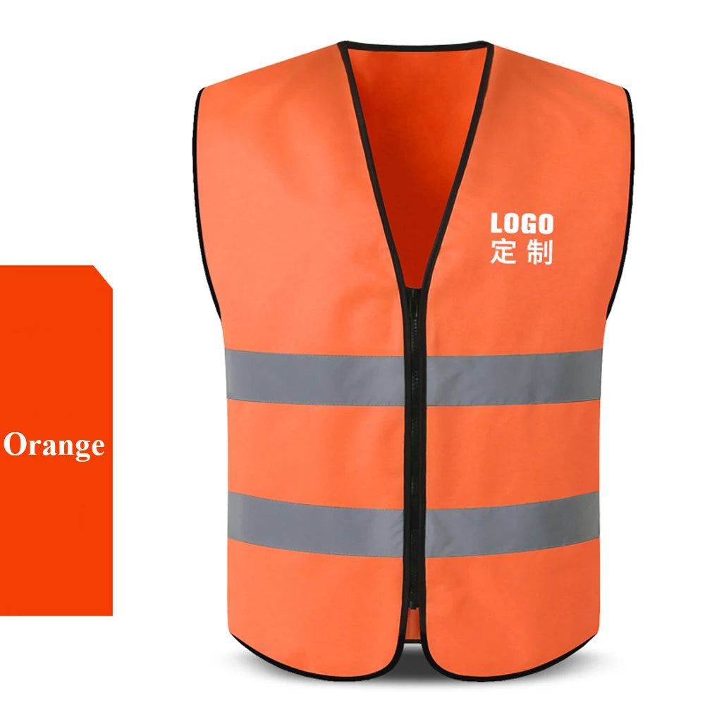Safety Vest for Construction Work High Visibility Security Protection Man Working Clothes Uniform Hi Vis Workwear
