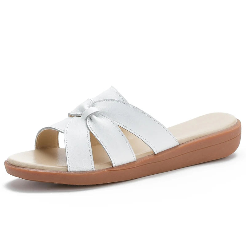 2025 Summer Slippers Women's Slippers Low Comfortable Heel Open Toe Affordable Premium Sandals Large 35-41 Casual Slippers
