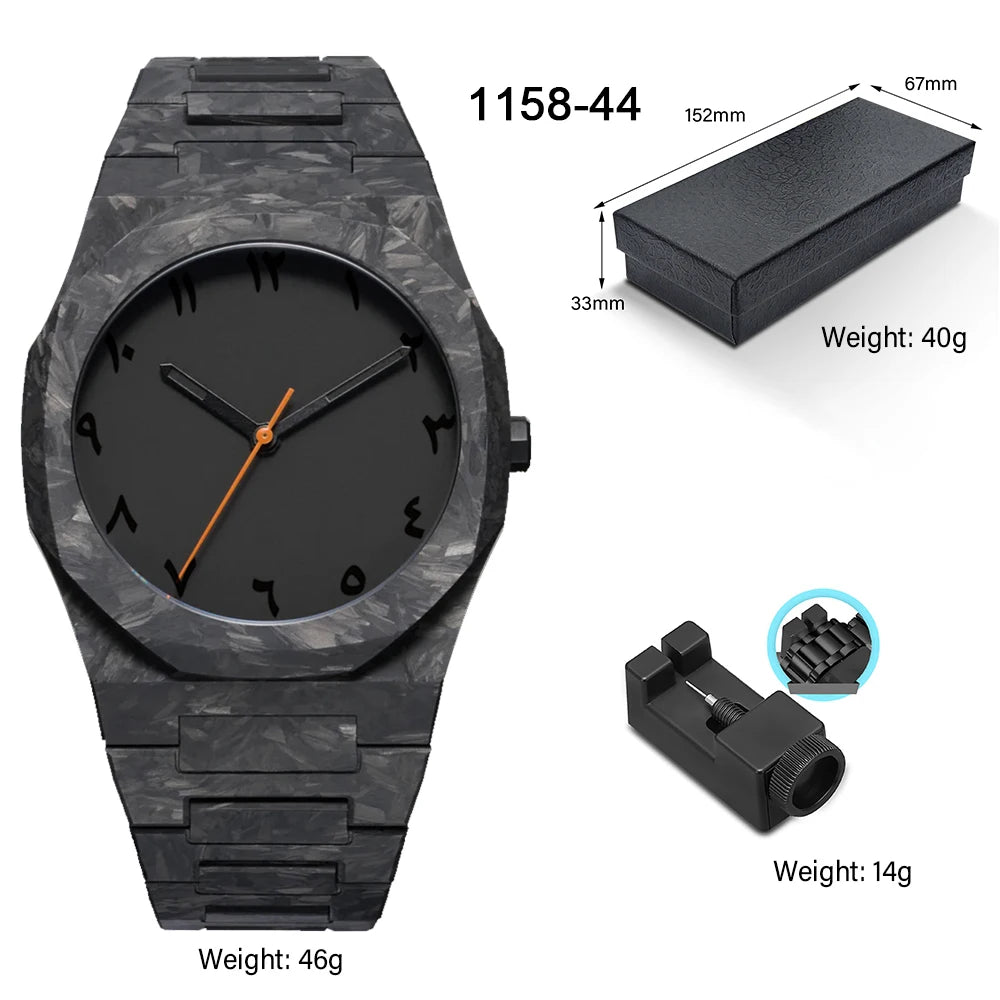 Arabic Numeral Waterproof Quartz Watch Men's Analog Mechanical Watch Men's Top Luxury Business Watch
