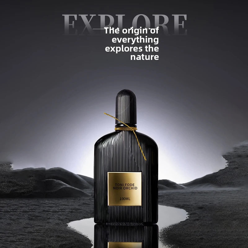 Enchanting Midnight Men Women's Perfume 100ml Orchid Eau de Parfume Long-Lasting Delightfully Fresh Natural Scent Spray Unisex