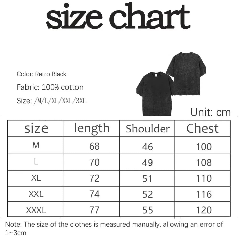 Anime Washed T Shirts Attack on Titan Graphic Short Sleeve Breathable Double-Sided Printing Vintage Streetwear Y2k T Shirts Men