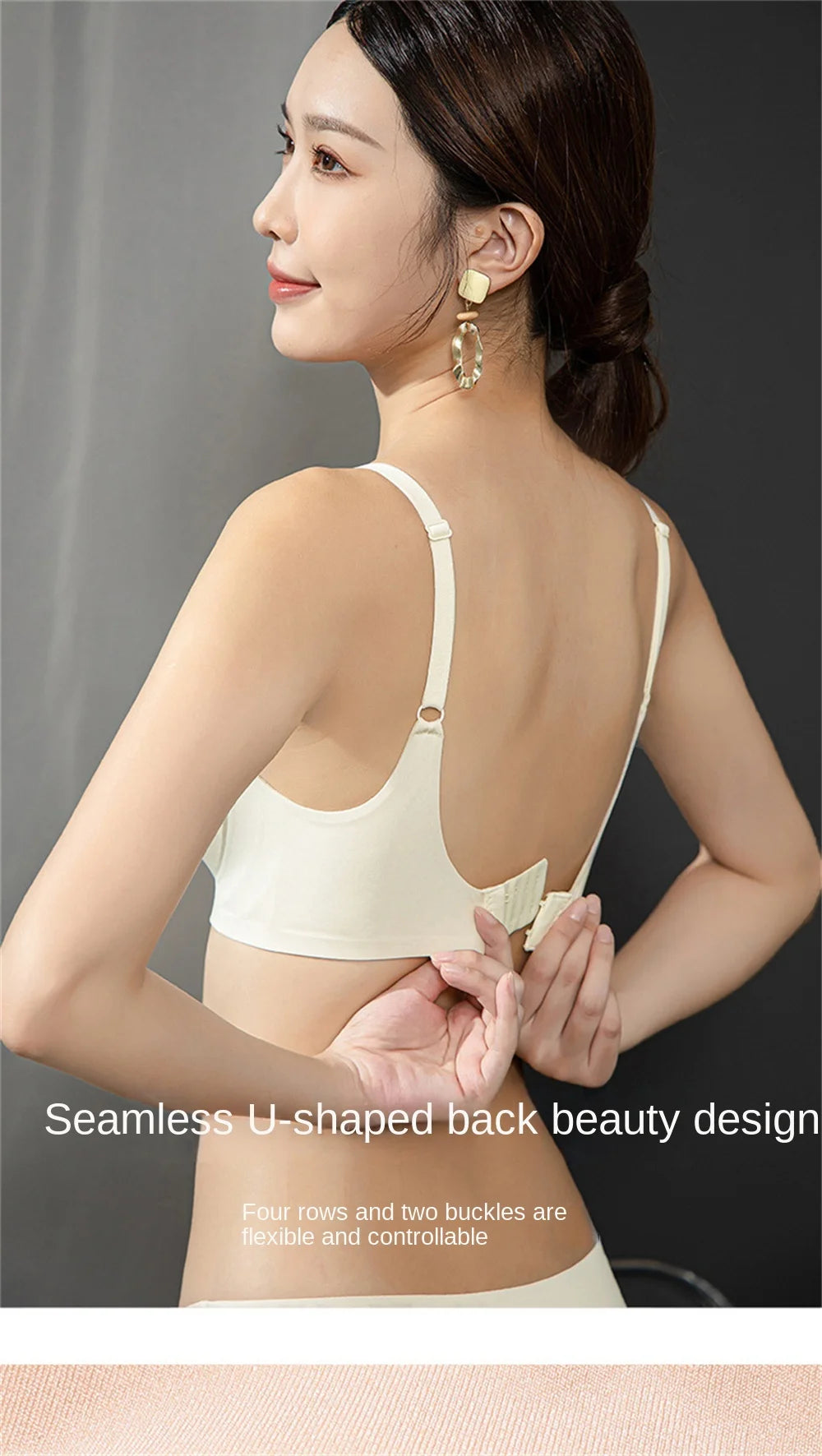 Externally Supported Bra For Woman Breathable Without Steel Ring Gathered Thickened Bra Enhancer Bra Push Up Bra Sexy Lingerie