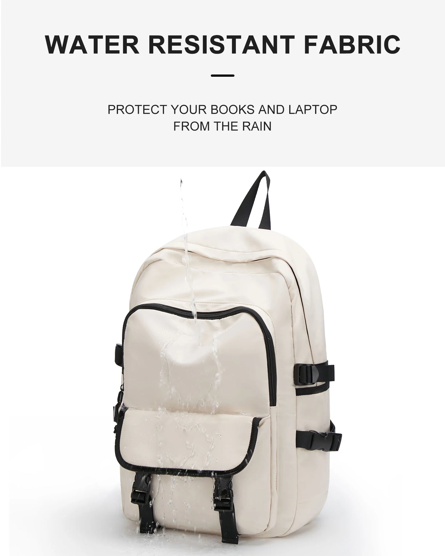 Backpacks for men are simple, large-capacity computer backpacks, female junior high school students, senior high school students