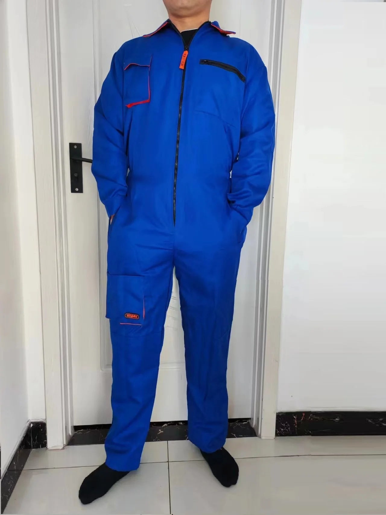 Work Overall Uniform Men‘s Working Coverall Welding Suit Car Repairmen Workshop Jumpsuit Mechanic Uniform Workwear overol hombre