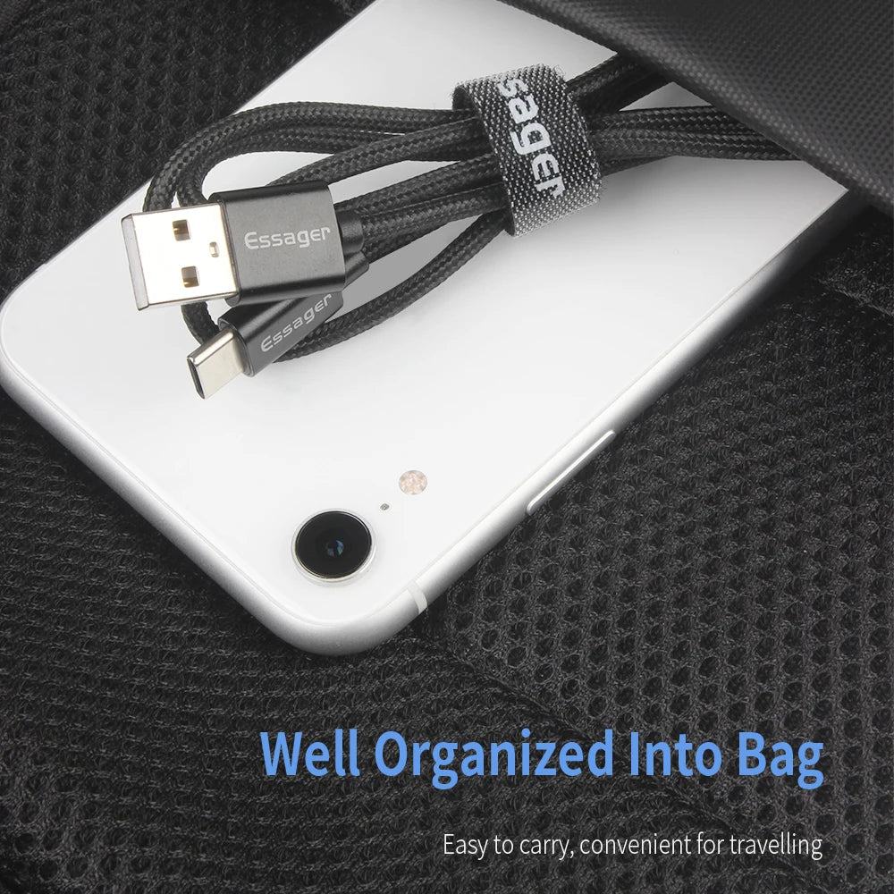 Essager Cable Organizer Earphone Charger Cord Protector Mouse Wire Winder Protection USB Cable Management Holder Clip for iphone