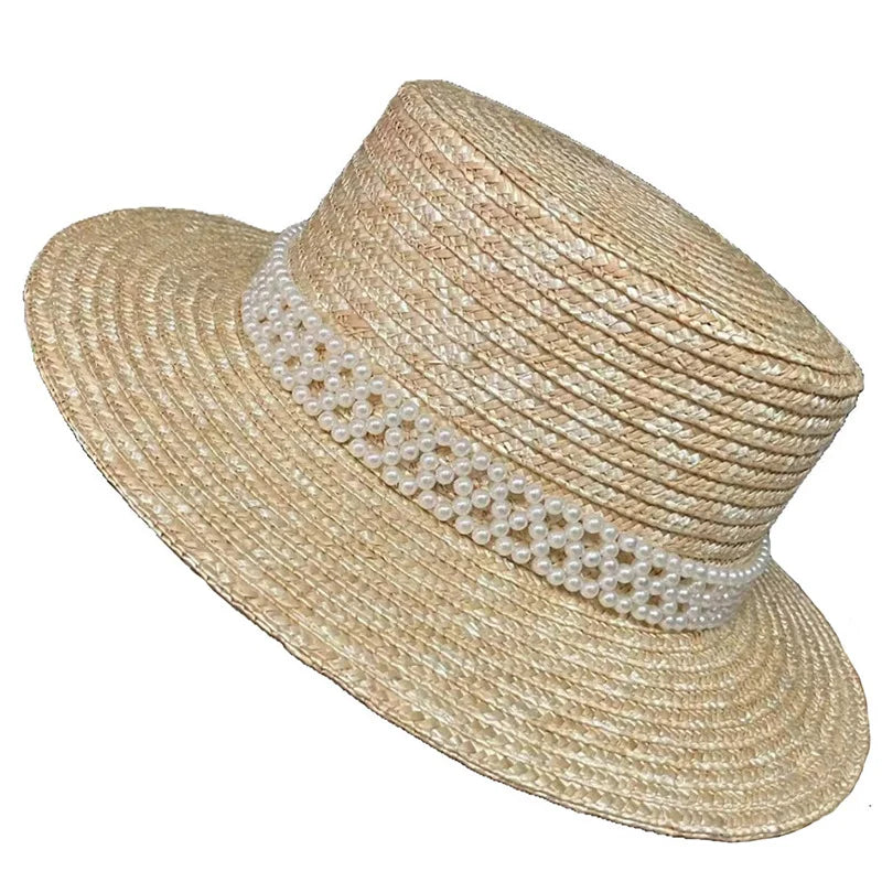 Summer Beach Sunshade, Sun Hat, Tourist Vacation Flat Top Hat, Travel Hat, Women's Hat