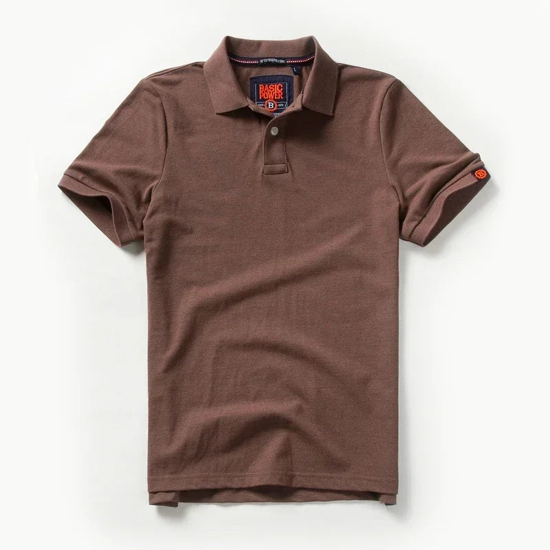 Shirts for Men 2023 autumn Men's clothing Short Sleeve tee Cotton Golf Shirts Mens Shirts and Blouses Simple polo-tshirt for men