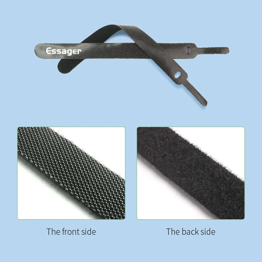 Essager Cable Organizer Earphone Charger Cord Protector Mouse Wire Winder Protection USB Cable Management Holder Clip for iphone