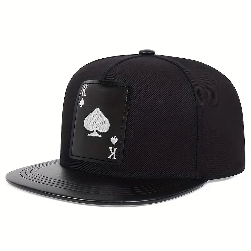 Fashion Hip Hop baseball Cap poker embroidery personalized Hat Men Women cotton Snapback Hats Outdoor Trucker Caps Sun Hats