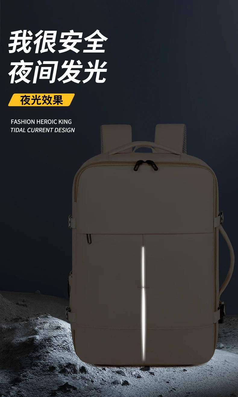 Backpack. Suitable for business trips, travel, and daily commuting. It is a multifunctional and large - capacity computer backpa