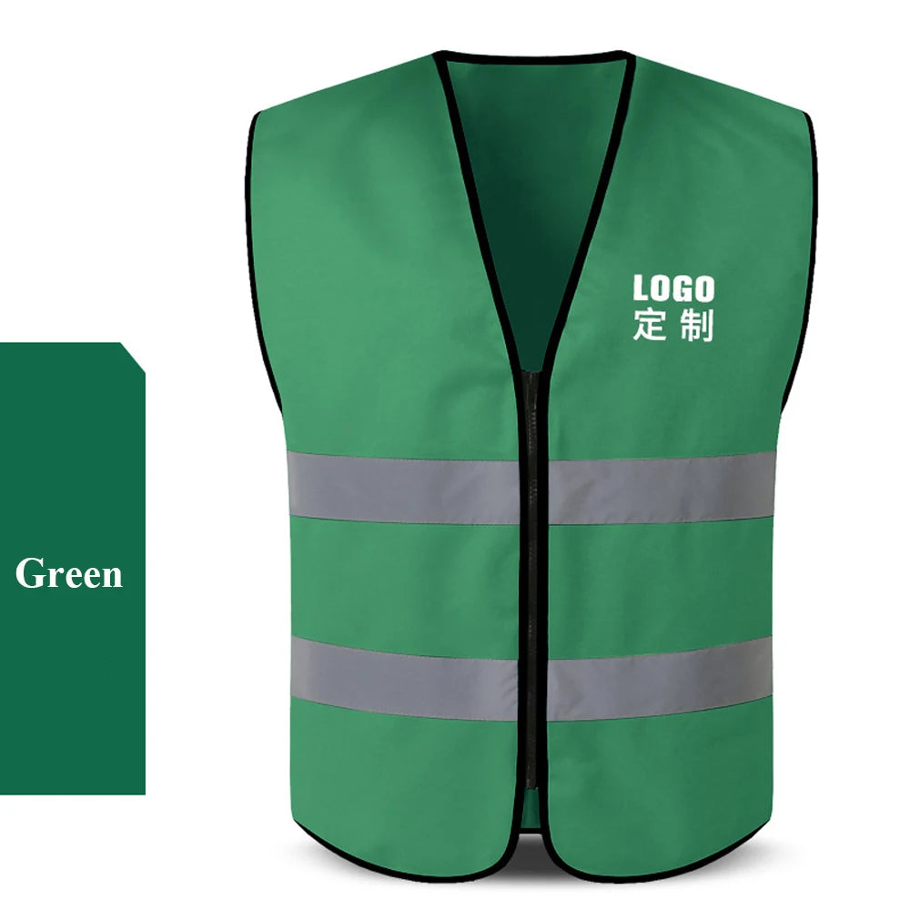 Safety Vest for Construction Work High Visibility Security Protection Man Working Clothes Uniform Hi Vis Workwear