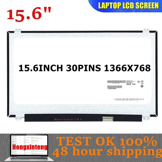 Original 15.6 30PINS Laptop Display NT156WHM-N42 B156XTN07.1 N156BGE-EA2 B156XW04 V.7 V.8 LTN156AT39 37 NT156WHM-N12 B156XTN04.0