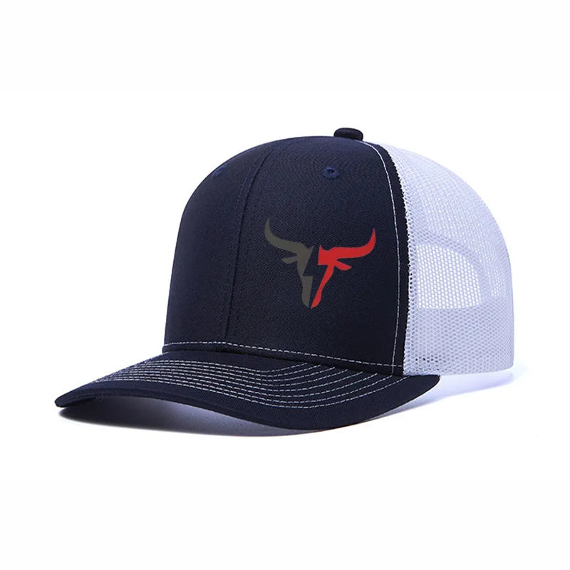 Spring and Summer Hip Hop Caps Fashion Men's Mesh HatAdjustable Street Dance Baseball Hat Unisex Fishing Hat Truck Cap A Sun Hat