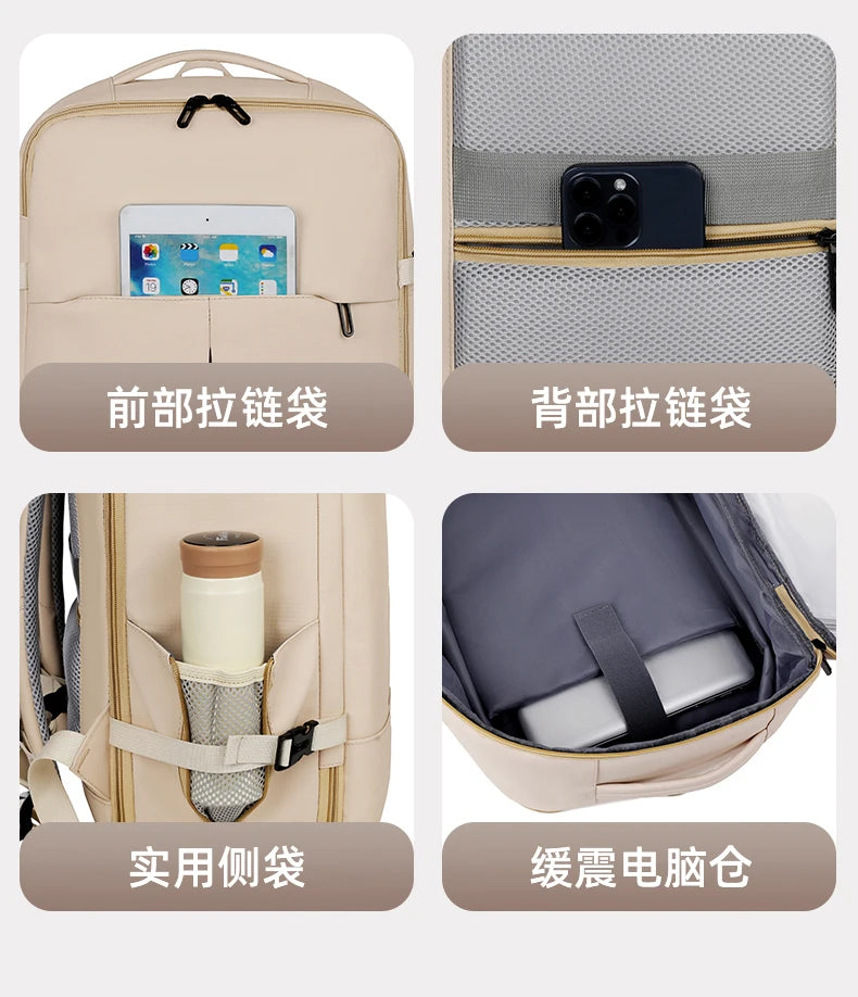 Backpack. Suitable for business trips, travel, and daily commuting. It is a multifunctional and large - capacity computer backpa