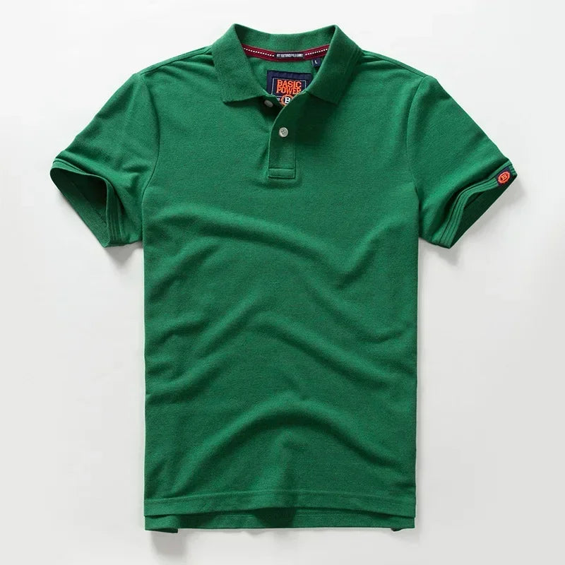 Shirts for Men 2025 Streetwear Fashion Summer Men Lapel Cotton Golf Wear Tops Luxury Polos Oversized Shirts and Blouses T-shirts