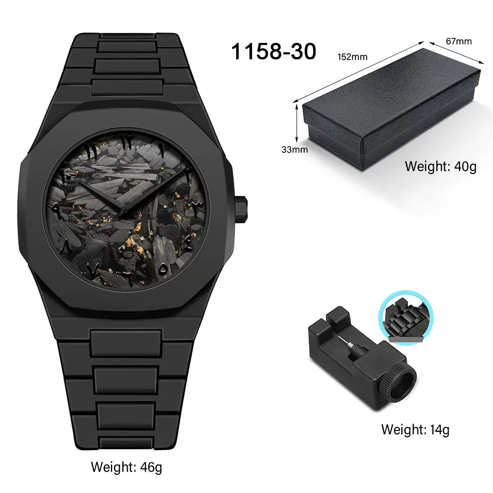Arabic Numeral Waterproof Quartz Watch Men's Analog Mechanical Watch Men's Top Luxury Business Watch