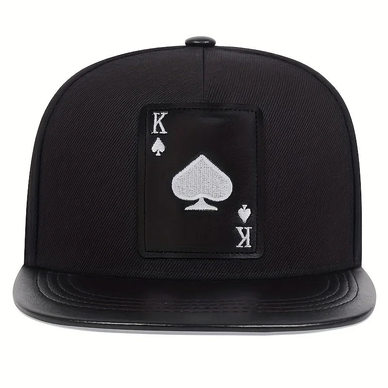 Fashion Hip Hop baseball Cap poker embroidery personalized Hat Men Women cotton Snapback Hats Outdoor Trucker Caps Sun Hats