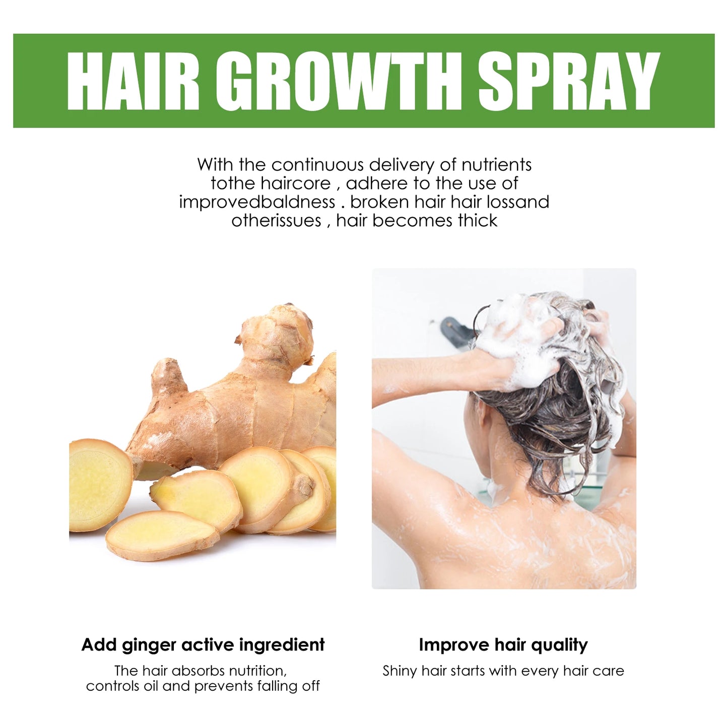 Hair Care Liquid Spray Anti-Hair Loss Prevention Baldness Prevention Scalp Care Root Repair Beauty Health Hair Care