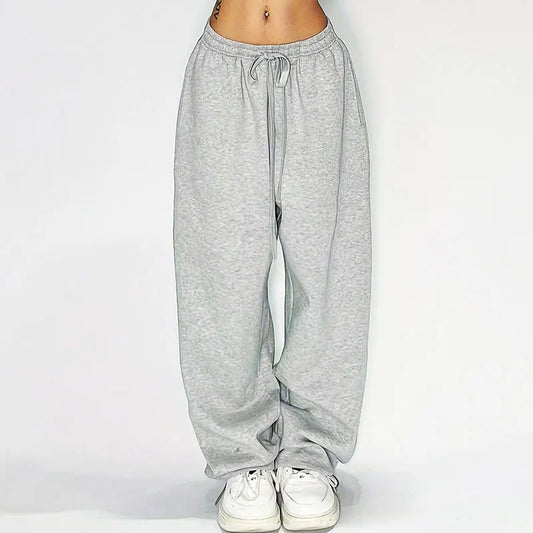 New Women Trousers Fashion Autumn Streetwear Basic Straight Casual Slim Pants Lady Sexy Solid Simple Versatile Knitted Trousers