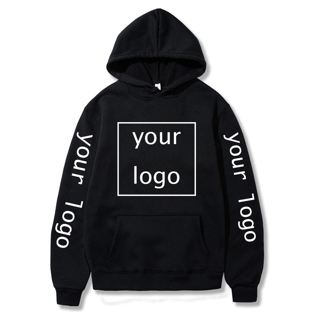 Hoodies Anime New Custom Hoodies Diy Logo Image Print Clothing Customized Sport Casual Sweatshirt Hoodie Pullover Size Xs-4Xl