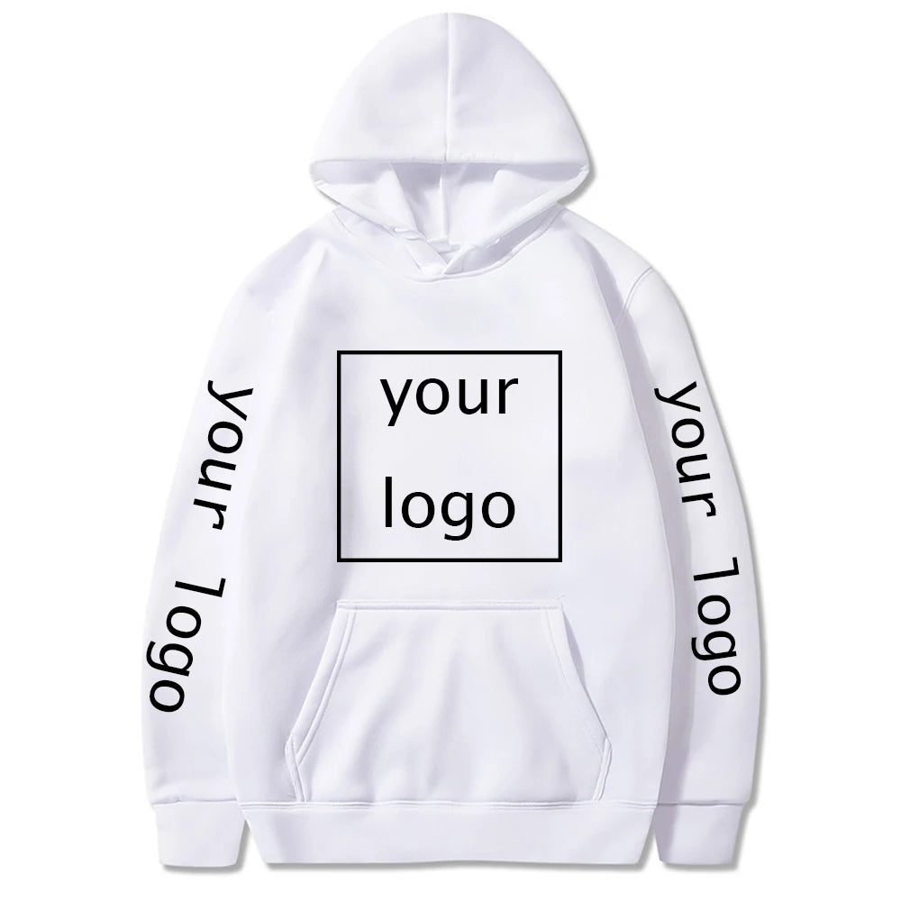 Hoodies Anime New Custom Hoodies Diy Logo Image Print Clothing Customized Sport Casual Sweatshirt Hoodie Pullover Size Xs-4Xl