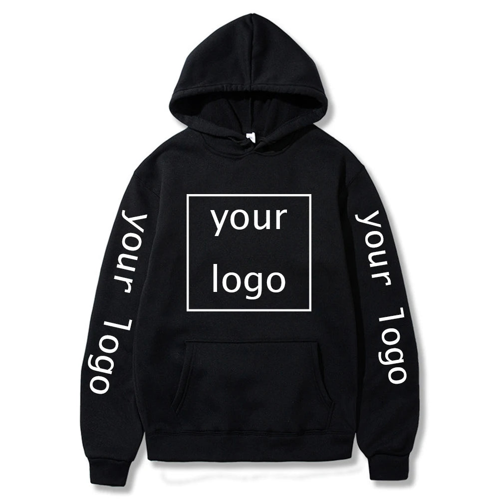 Hoodies Anime New Custom Hoodies Diy Logo Image Print Clothing Customized Sport Casual Sweatshirt Hoodie Pullover Size Xs-4Xl