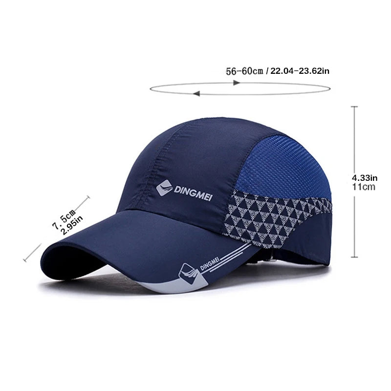 Men's Hats, Spring And Summer, New Outdoor Sunshade Travel Hats, Fashionable Casual Baseball Caps, Young And Middle-Aged Caps